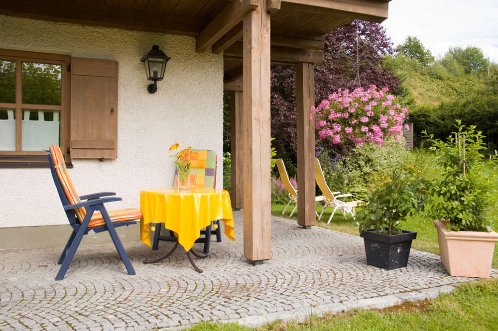 Terrasse - Ferienwohnung Anna