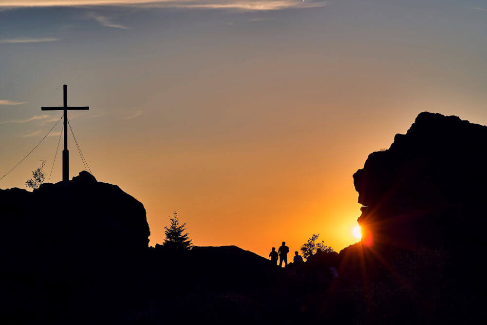 Sonnenuntergang am Silberberg